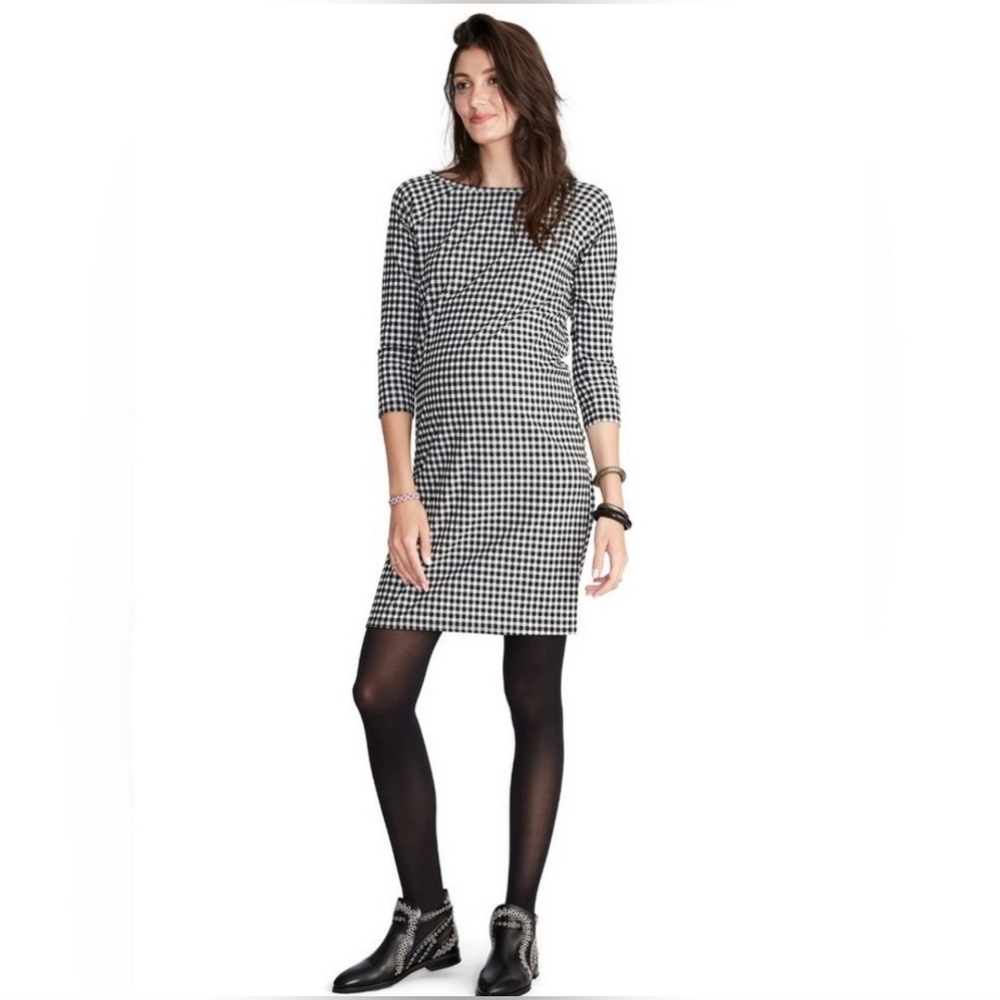 Hatch gingham shift dress 0 (xs)